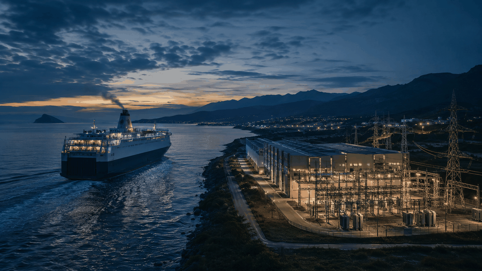 A large data center development viewed as a phased infrastructure programme